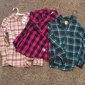 Plaid shirts